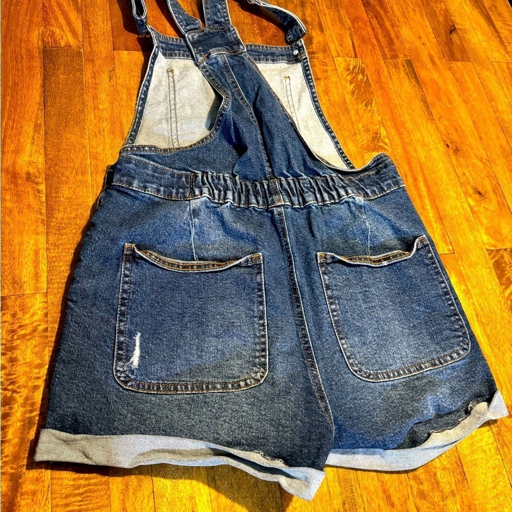 Overalls juniors NoBo size 7-9 excellent condition distressed - Picture 6 of 7